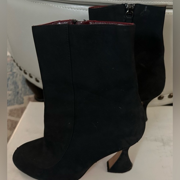 SIES MARJAN Designer Luxury Black Suede Leather Boots Italy EU 38 7.5 RARE HTF - Picture 6 of 8